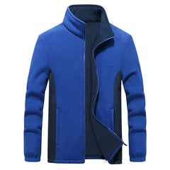 Men Fleece Jacket Autumn Big and Tall Clothing Jacket Liner Cardigan