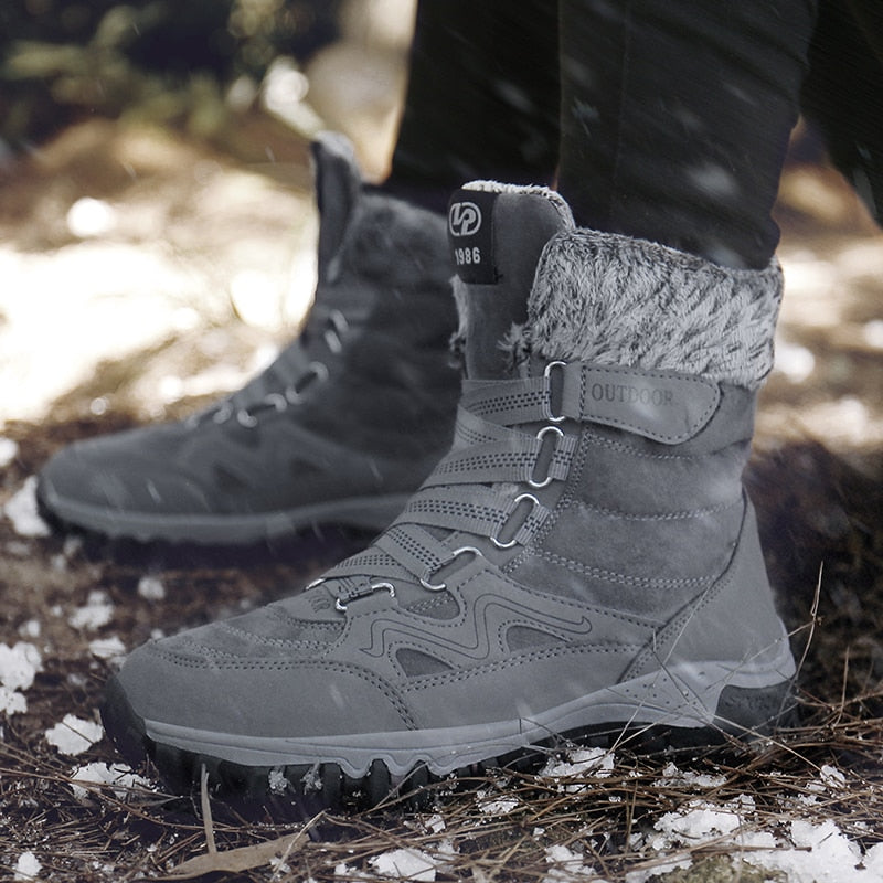 Winter Men Snow Boots Warm Ankle Boots Waterproof Boots Non-Slip Boots