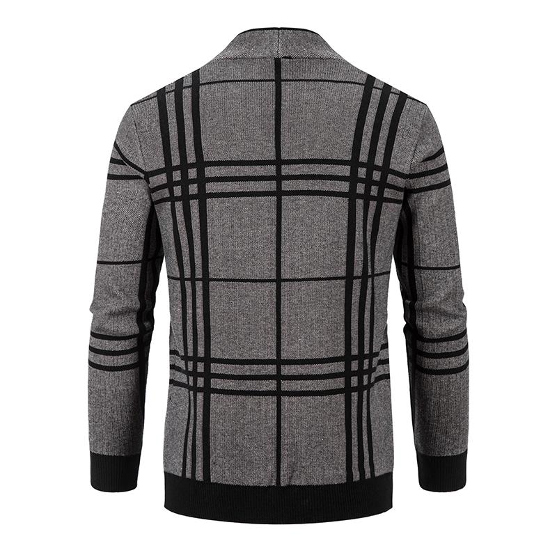 Cardigan Men's Knit Winter Coats Business Casual Jackets Tops Coat Knitwear