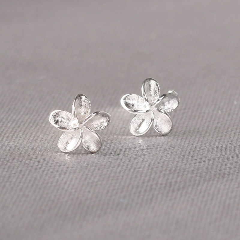 Silver Needles Lovely Mini Stud Earrings Women Cute Heart Star Moon