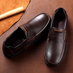 Shoes Men Loafers Soft Cow Leather Men Casual Shoes Footwear Slip-on