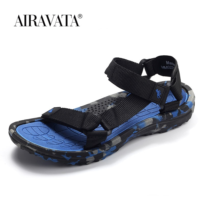 Men's Sandals Convenient Flat Slippers Outdoor Walking Non-slip Flip Flop