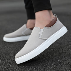 Men Casual Shoes Sneaker Slip-on Flats Non-Leather Shoes