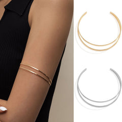 Armlet Silver Gold Arm Bracelet Armband Minimalist