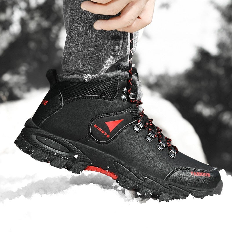 Men Boots Winter Shoes Snow Warm Sneakers Non-slip Waterproof Shoes