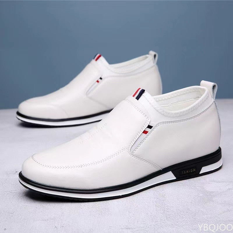 Men Casual Shoes Loafers Breathable Slip on Driving Low Top Business Shoes