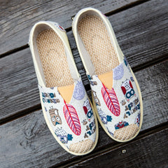 Canvas Shoes Outer Single Women Low-top Breathable