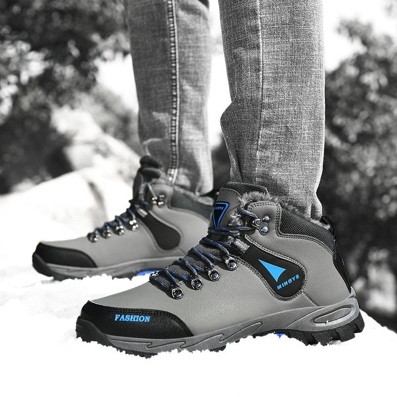 Men Boots Winter Shoes Snow Warm Sneakers Non-slip Waterproof Shoes