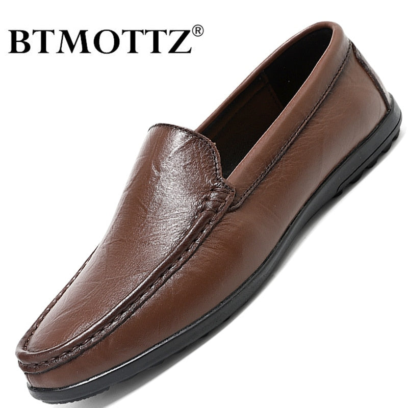 Men Shoes Casual Loafers Breathable Slip on Men Driving Shoes