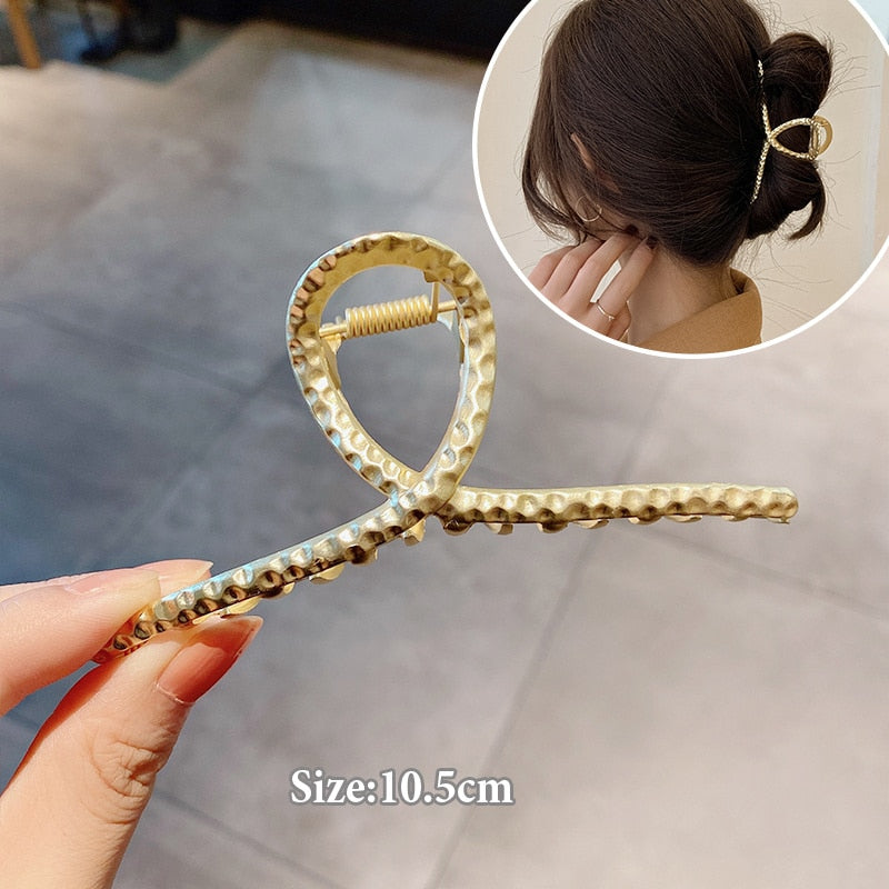 Women Geometric Hair Claw Girls Clamps Fashion