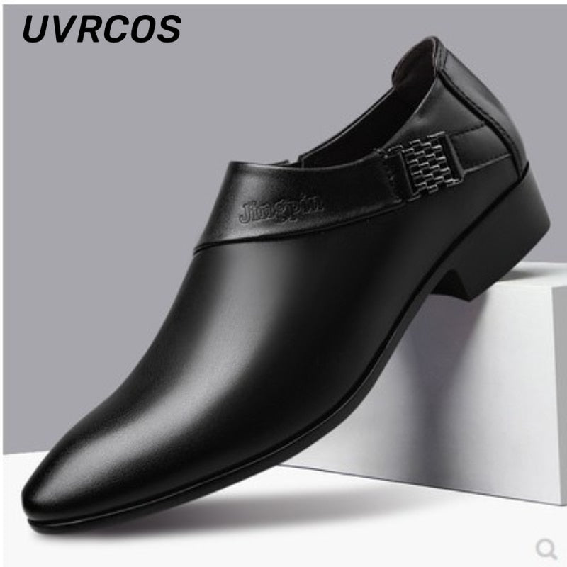 Formal Shoes Men Business Dress Casual Shoes Fashion Slip-On Shoes Low Top