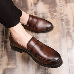 Men Dress Formal Shoes Wedding Shoes Men Flats Oxfords Slip on