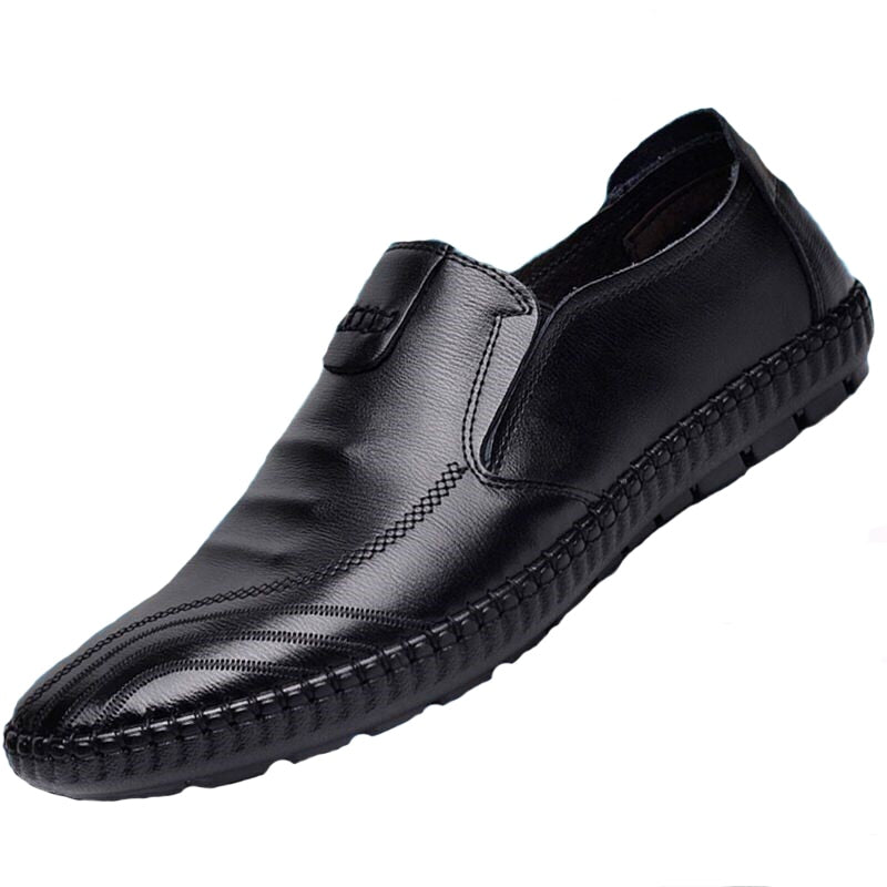 Men Loafers Comfortable Lightweigh Flat Footwear Breathable Slip on Shoes