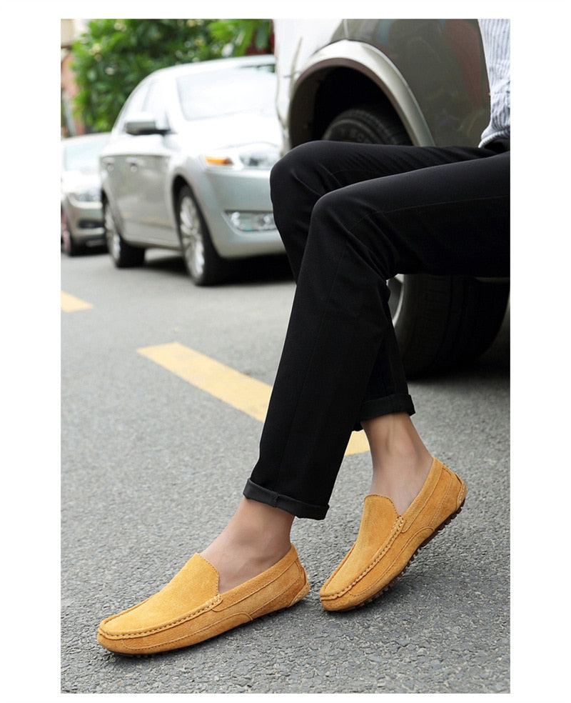 Loafers Luxury Casual Shoes Men Boat Shoes Handmade Driving Shoes