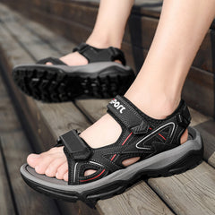 Men's Sandals Outdoor Classic Soft Beach Sandals Platform Shoes Non-Slip Sandals