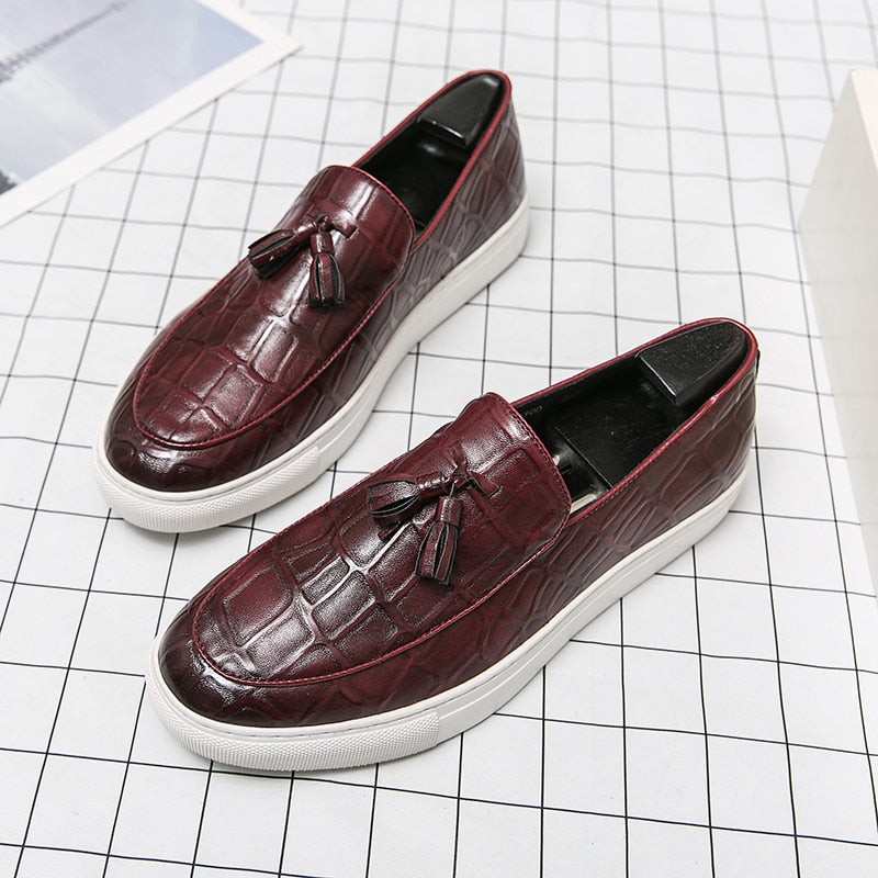 Men Casual Shoes Loafers Office Shoes Comfortable Slip on Shoes