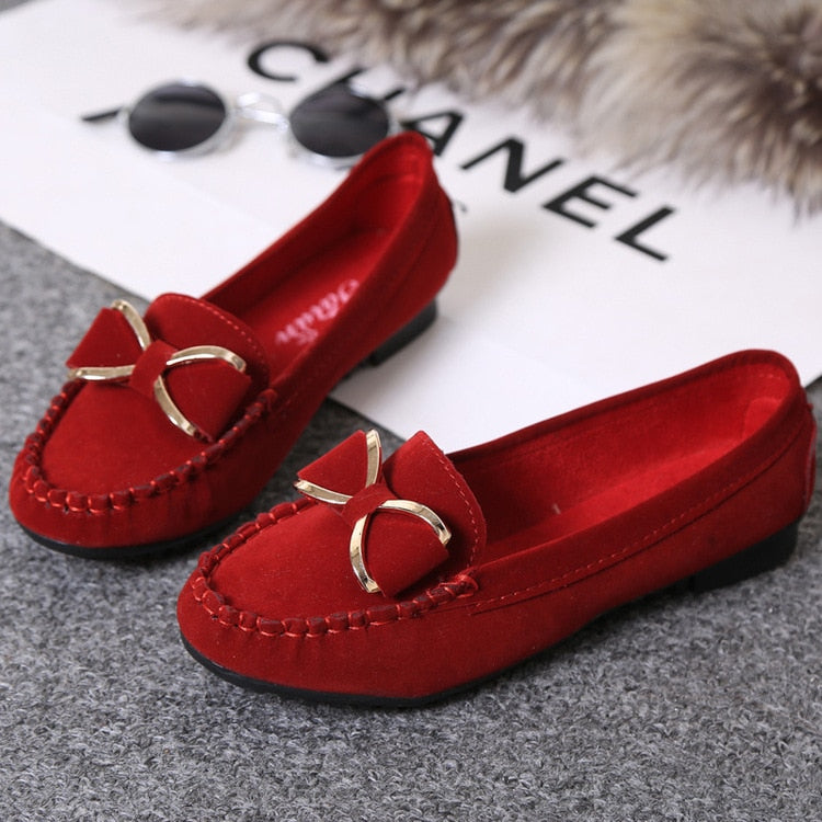 Casual Lofers Women Flat Shoes Ladies Elegant Butterfly-Knot Comfortable Shoes Women Soft Classic Office Shoes