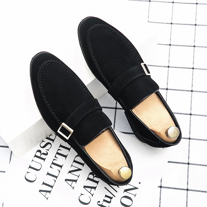 Shoes For Men Dress Shoes Slip On Casual Business Loafers Soft Formal