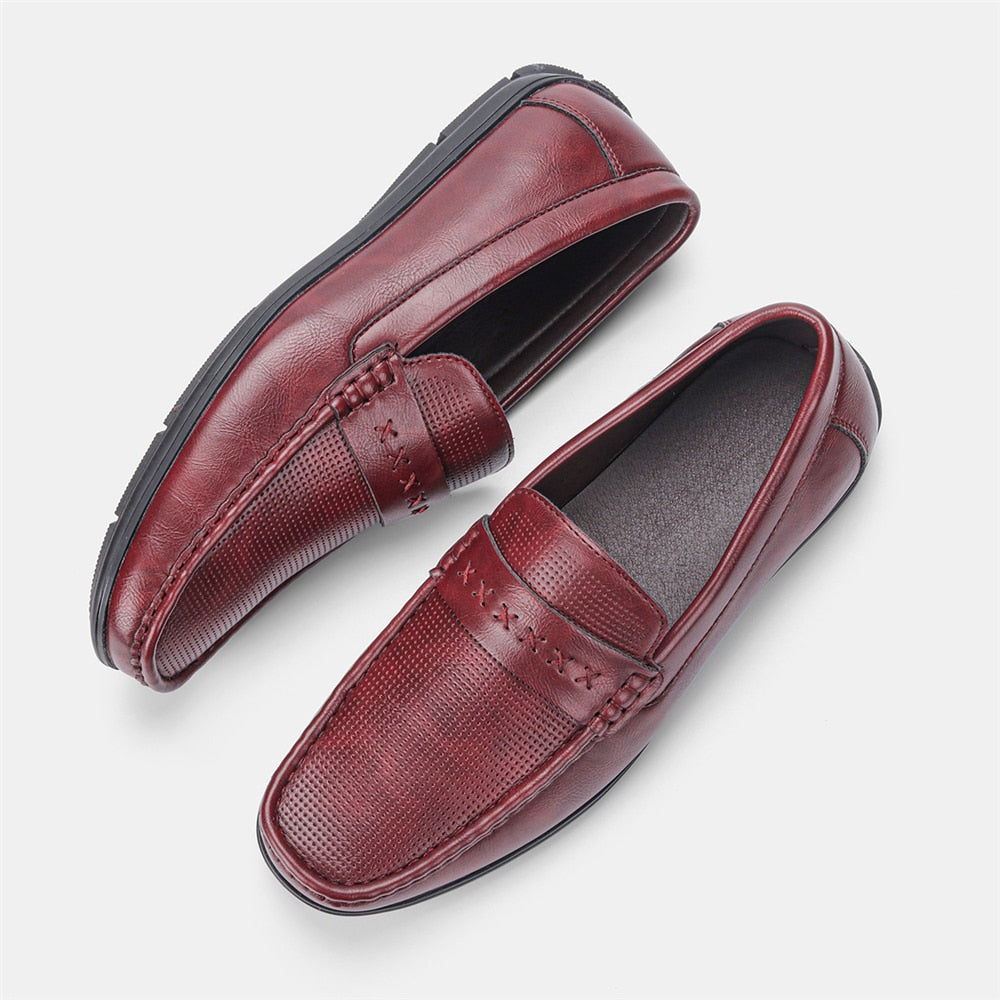 Flat Shoes Men Loafers Classic Leather Casual Shoes