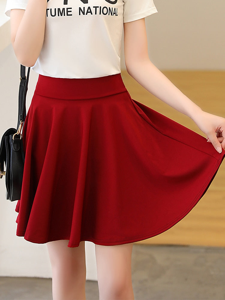 Shorts Skirts Women Summer Fashion School Style