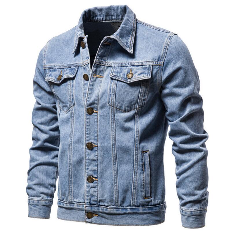 Men Denim Jackets Slim Casual Coats Thicker Winter Jean Jackets Warm Coats