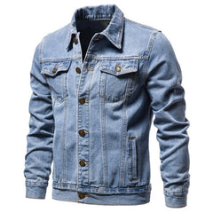 Men Denim Jackets Slim Casual Coats Thicker Winter Jean Jackets Warm Coats