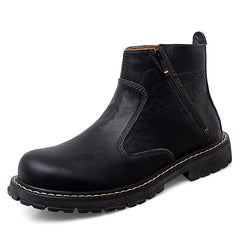 Winter Men Motorcycle Boots Ankle Boots Shoes Classic Boots