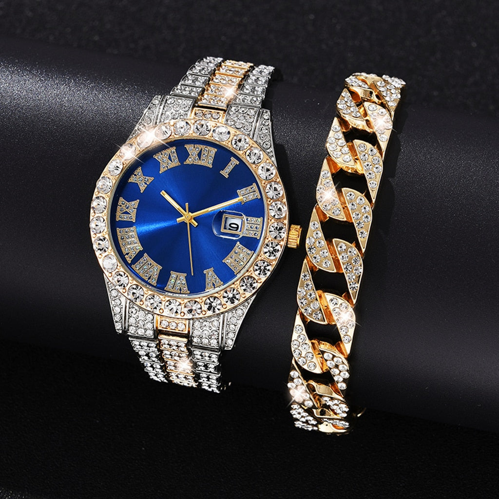 Diamond Women Watches Gold Watch Ladies Wrist Rhinestone