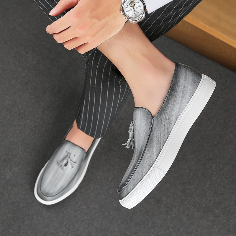 Men Casual Shoes Loafers Office Shoes Comfortable Slip on Shoes