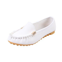 Flat Lace-Up Oxford Shoes Soft Leather Sneakers Low Medium Heels