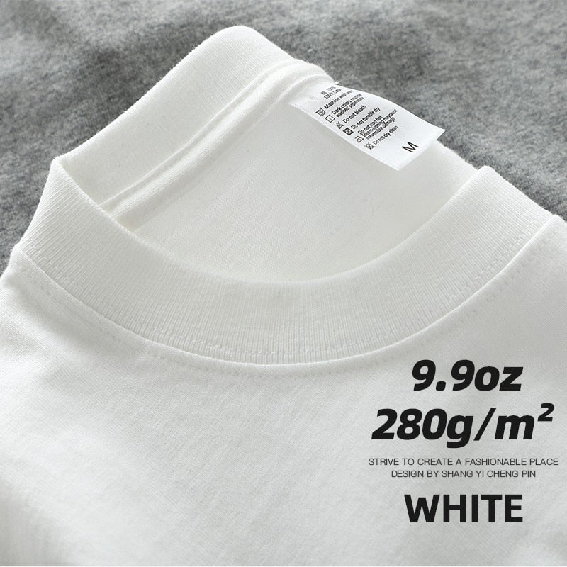 T-shirt Men Short Sleeve Tee Solid Color Trend Leisure