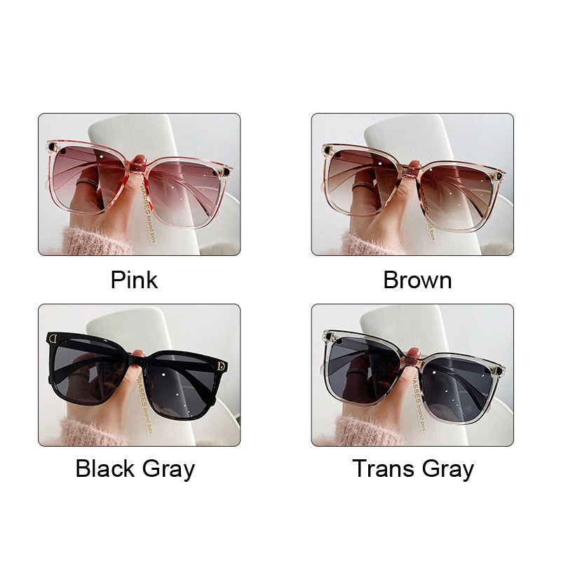 Fashion Oversized Sunglasses Women Brand Designer