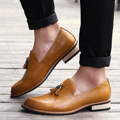 Men Casual Driving Designer Loafers Dress Shoes tassel