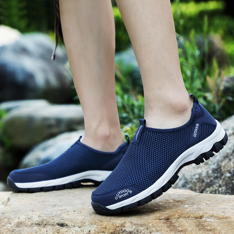 Men Comfortable Casual Shoes Slip-on Breathable Loafers