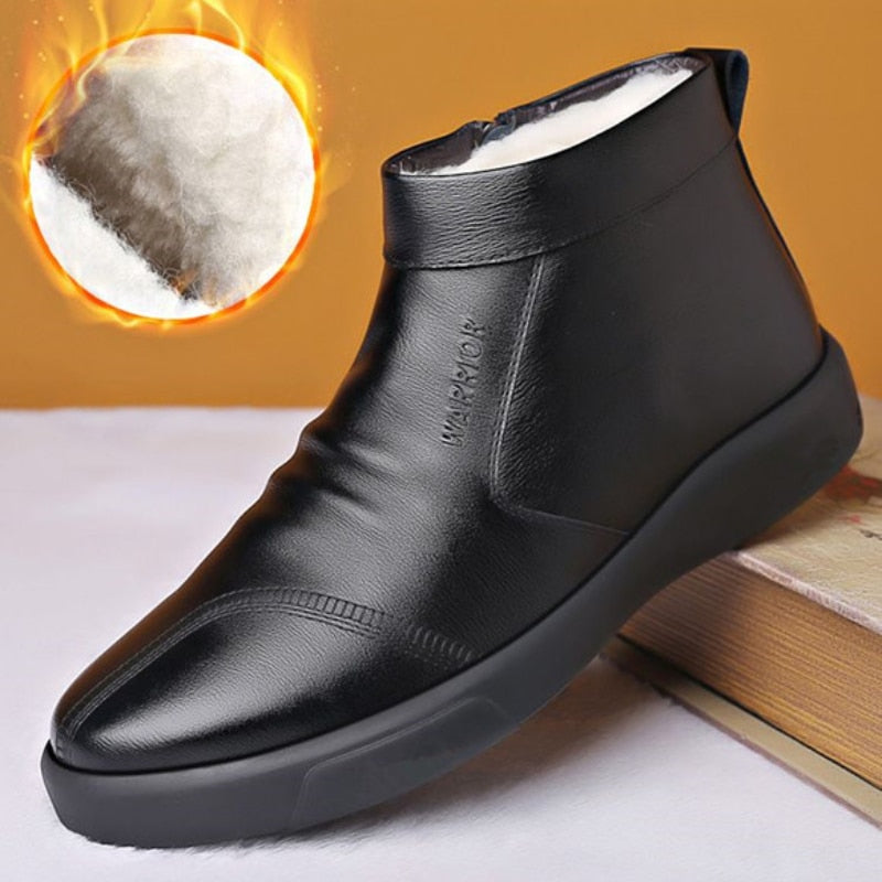 Shoes Men Winter Shoes Plush Thickened Waterproof Casual Snow Boots