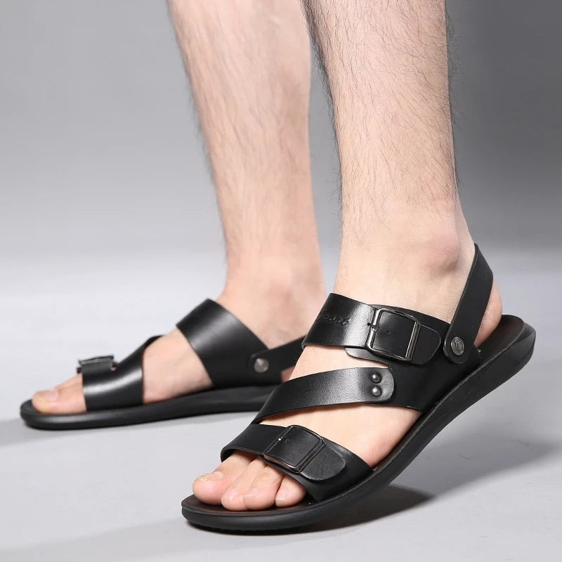 Men Sandals Double Summer Shoes Beach Shoes