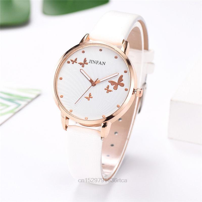 Elegant Simple Butterfly Design Dial Design Ladies Watches