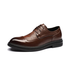 Shoes Formal Business Lace-up Full Grain Minimalist Shoes Men