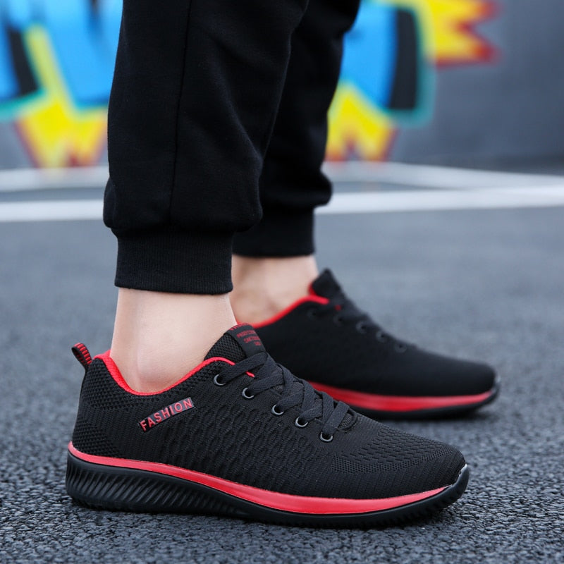 Men Sneakers Shoes Casual Knit Sneakers Breathable