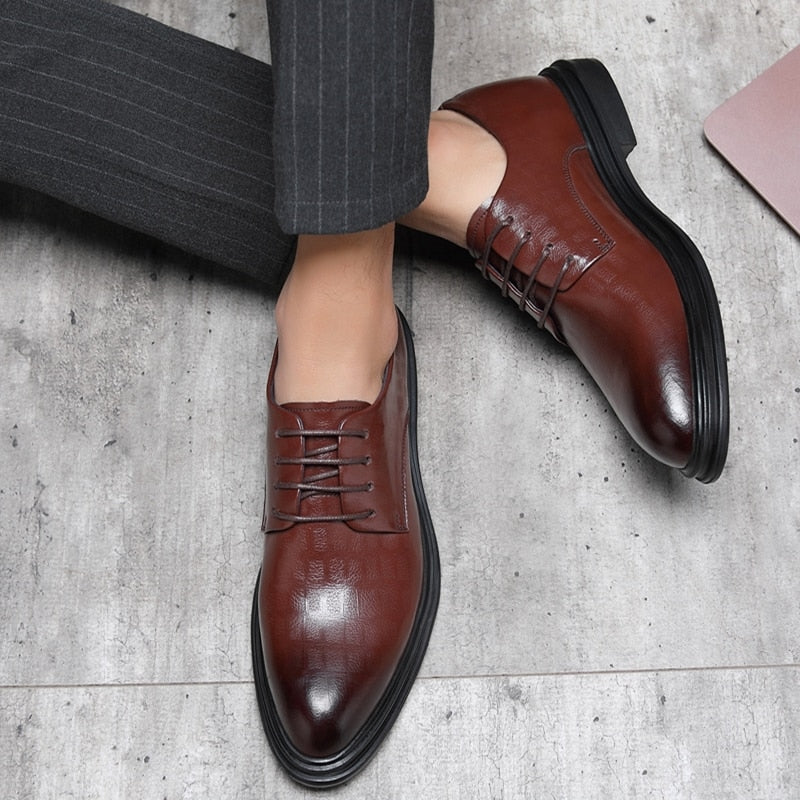 Shoes Men Dress Formal Classic Business Oxfords Footwear Suit Shoes