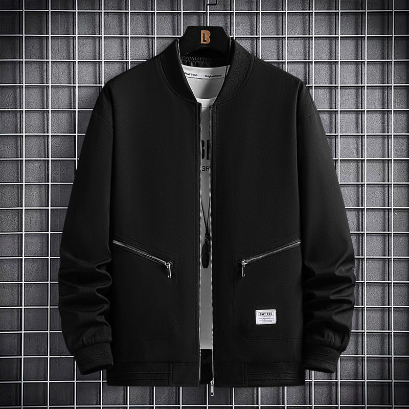 Mens Bomber Jackets Outdoor Windbreaker Baseball Jackets