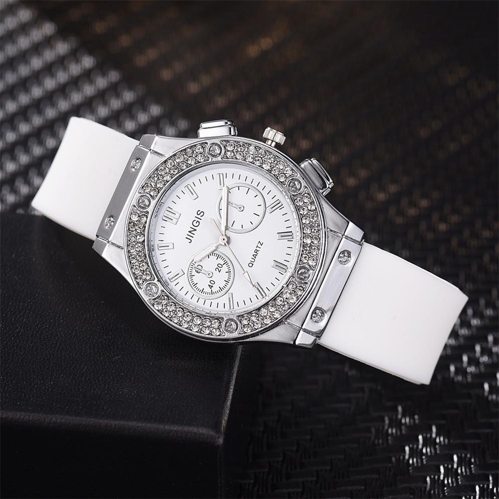 Fashion Rubber Women Watches Luxurious Brand Casual