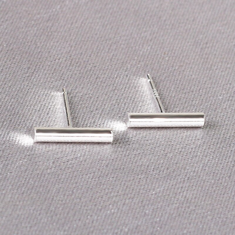 Silver Needles Lovely Mini Stud Earrings Women Cute Heart Star Moon