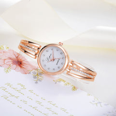 Watches Fashion Ladies Unisex Stainless Steel Rhinestone Quartz