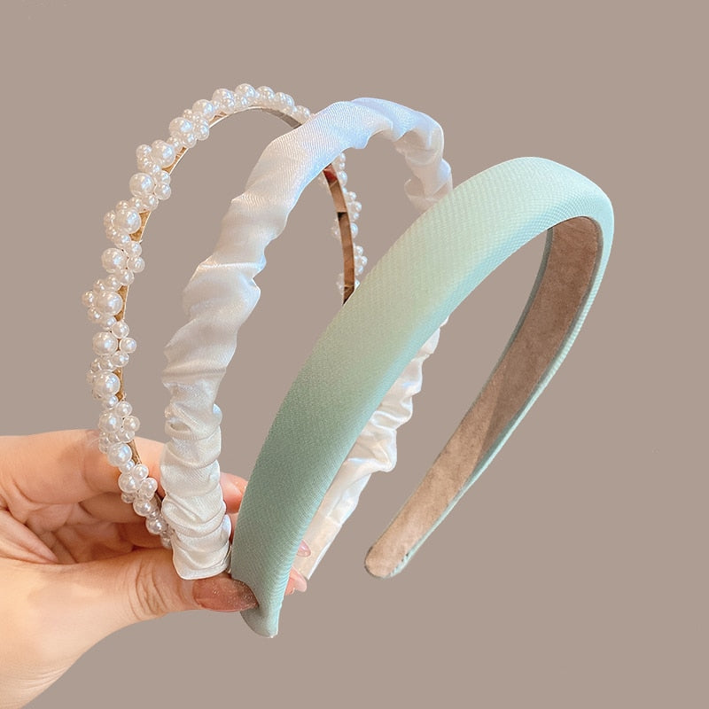 3/6/8PCS Set Fashion Women Cloth Hair Bands Headdress