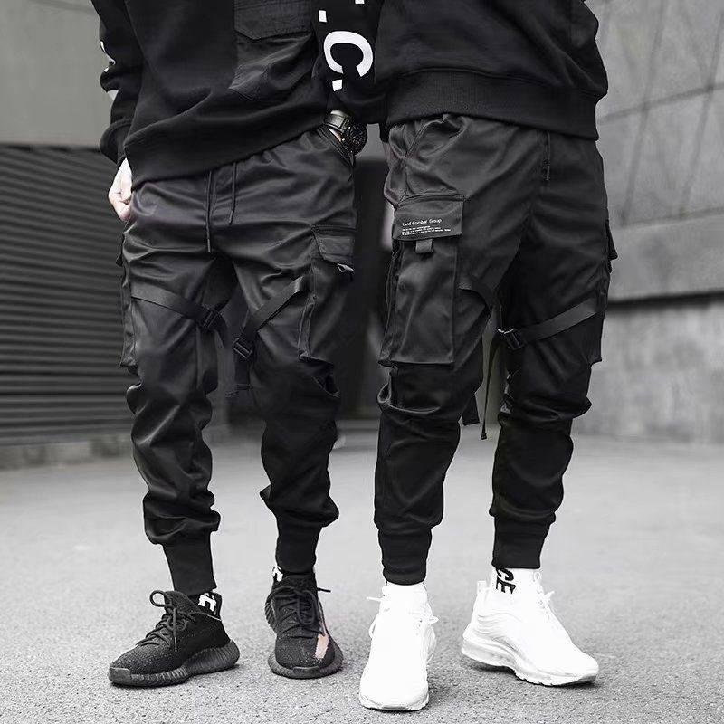 Joggers Cargo Pants Men Streetwear Hip Hop Punk Sports Wear