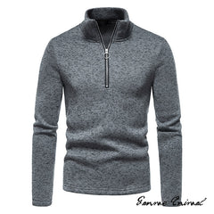 Warm Zipper Sweater Jacket Sweatshirts Pullover Men Jumpers Turtleneck Knitted