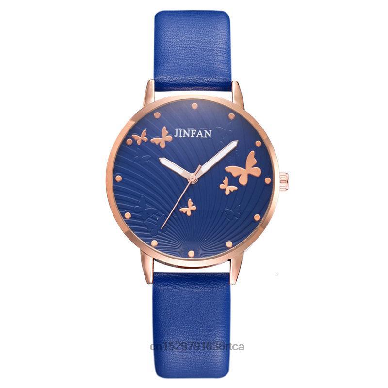 Elegant Simple Butterfly Design Dial Design Ladies Watches