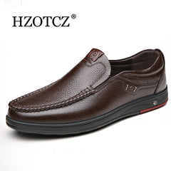 Men Loafers Slip On Business Casual Shoes Classic Soft Breathable Shoes Flats