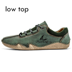 Handmade Men Casual Shoes Foam Light Loafers Shoes Flat